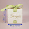 Elegant Party favor with ribbon box size