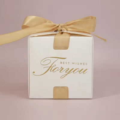 Elegant Party favor with champagne ribbon