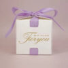 Elegant Party favor with light purple ribbon